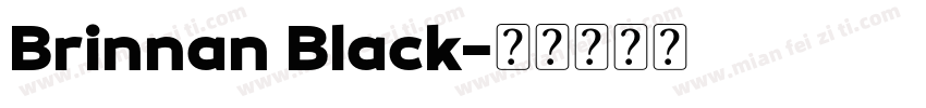 Brinnan Black字体转换